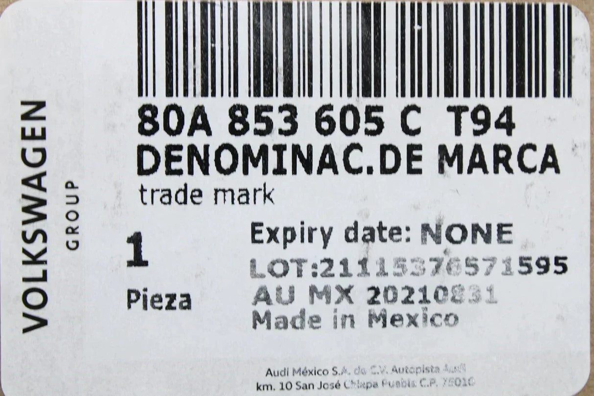 Audi Q5 2017-on front grille Audi rings badge (black) 80A853605C T94