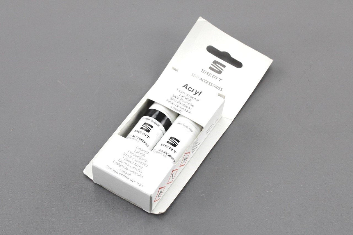 SEAT touch up paint Midnight Black LY9T (x2 12ml) 000098500LMY9T