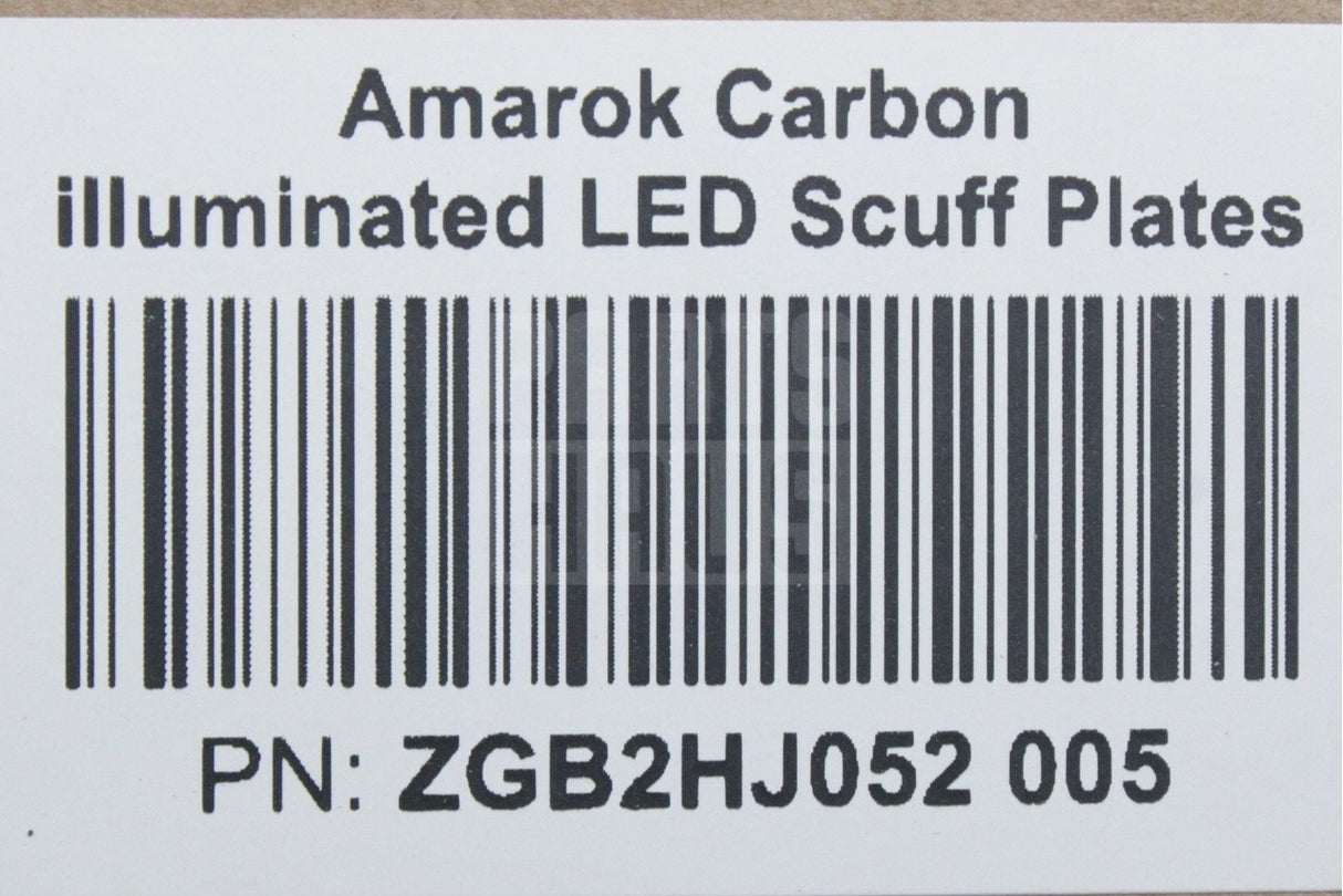 VW Amarok 2022-on illuminated front door scuff plates ZGB2HJ052005