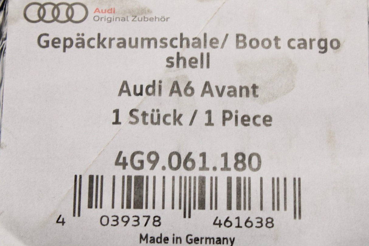 Audi A6 S6 RS6 Avant 2011-2018 boot compartment liner 4G9061180