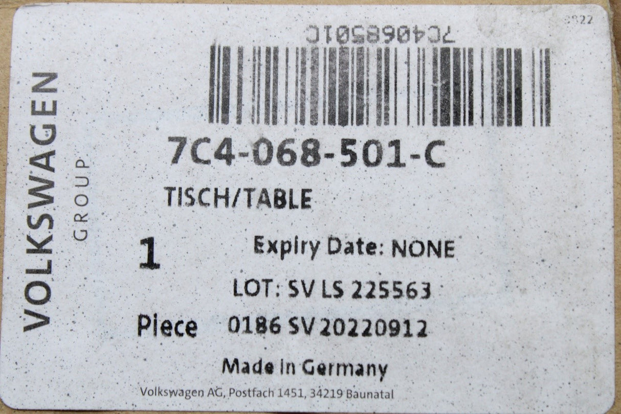 VW Grand California 2017-on interior folding table 7C4068501C