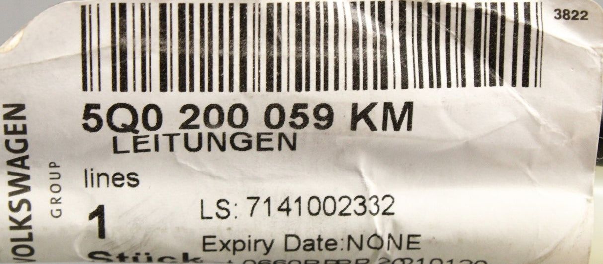 VW Audi Skoda SEAT 1.0 1.4 1.5 2.0 fuel lines (petrol) 5Q0200059KM