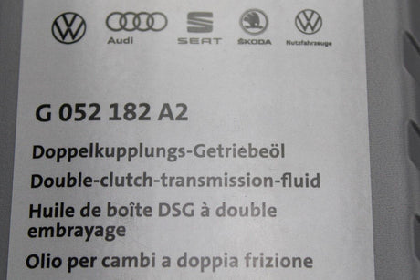 VW Audi Skoda SEAT dual clutch transmission oil (1L) G052182A2