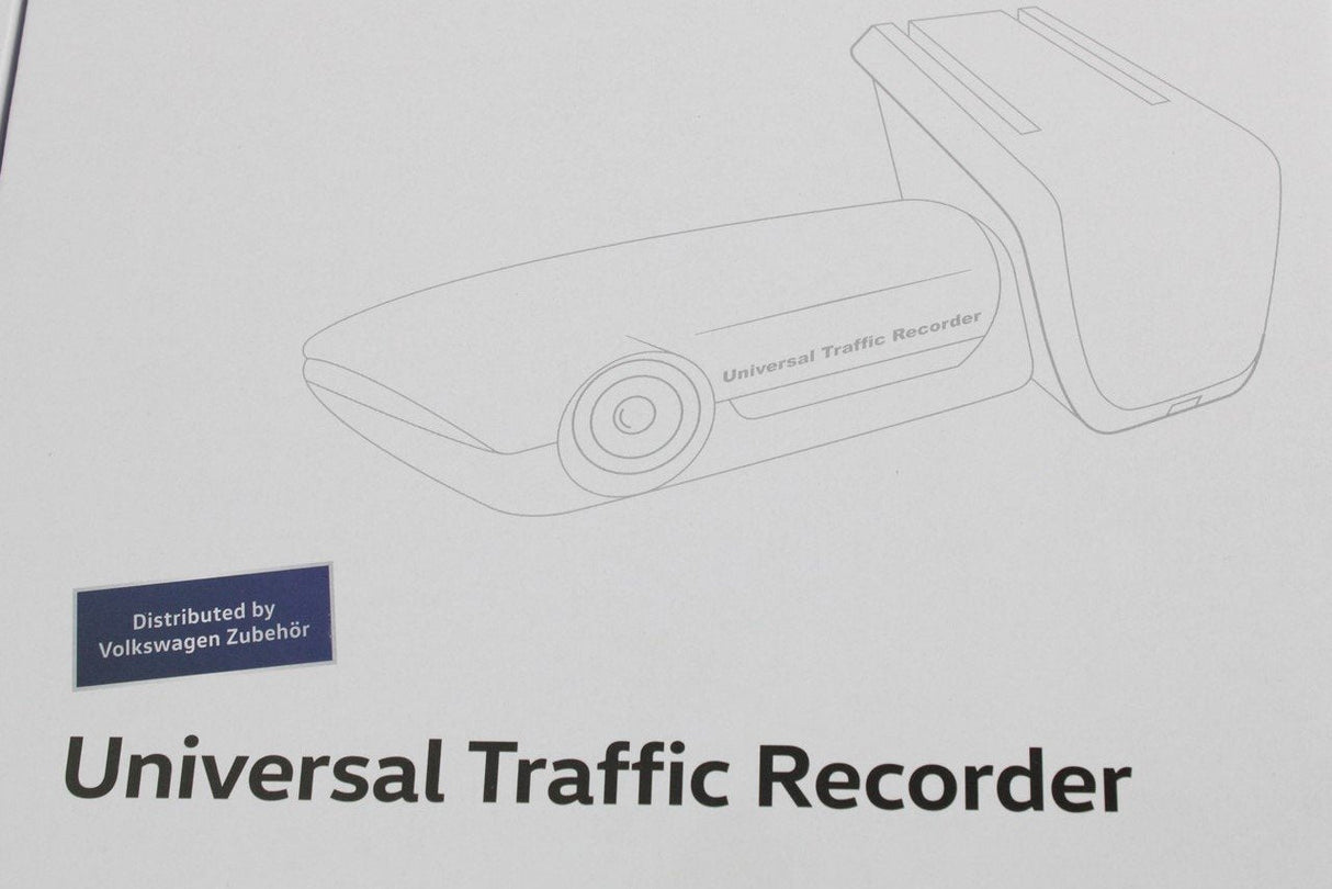 VW Accessory front & rear dashcam traffic recorder 000063511C