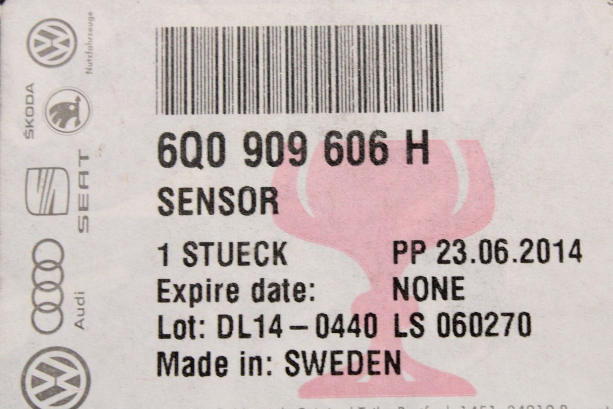 VW Beetle 02-10 Beetle Cabrio lateral crash sensor (front) 6Q0909606H