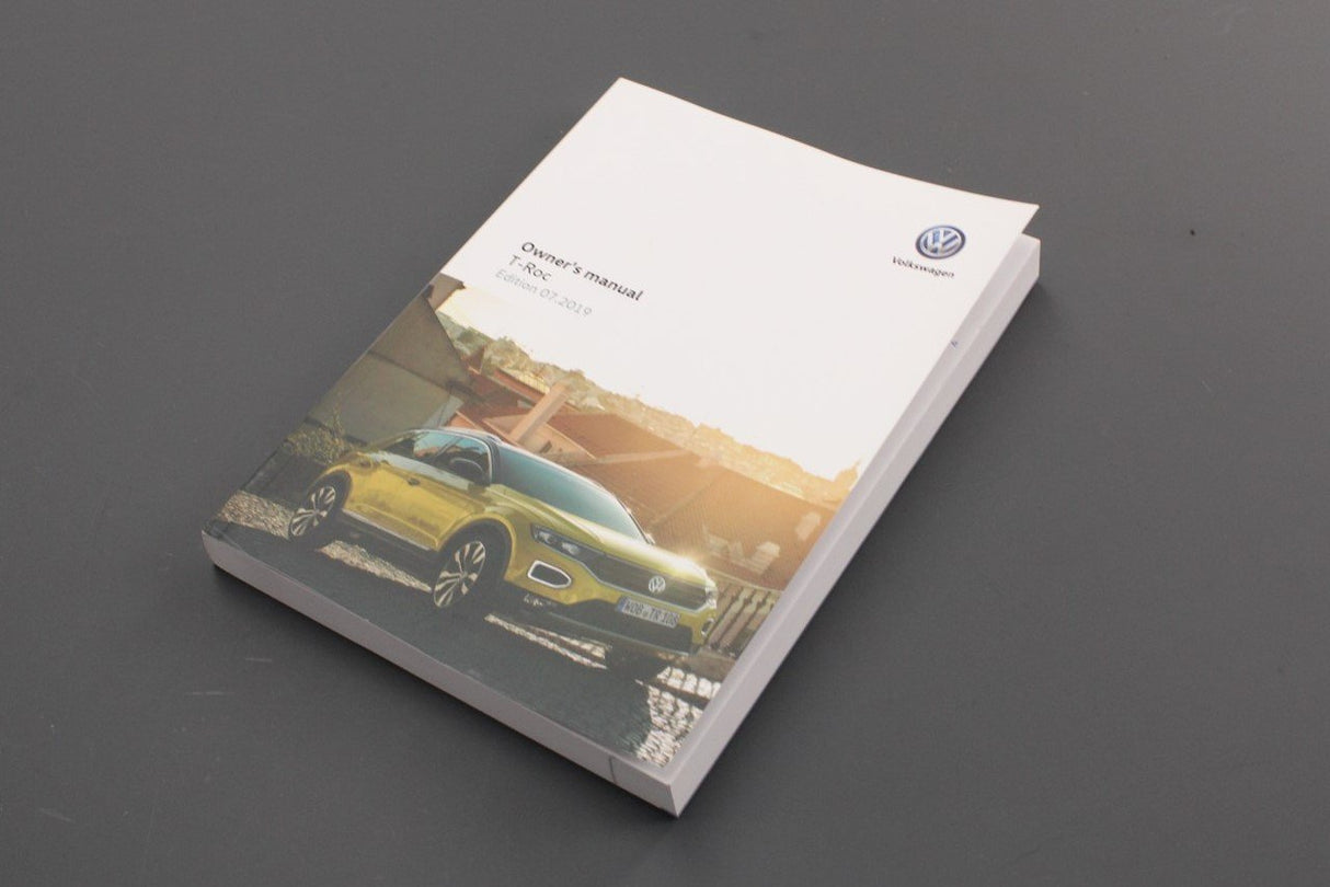 VW T-Roc 2018-22 owners manual handbook 2GA012720AE