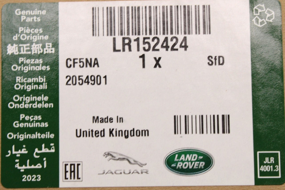 Range Rover Velar 2017-on 2.0L radiator air guide (front) LR152424