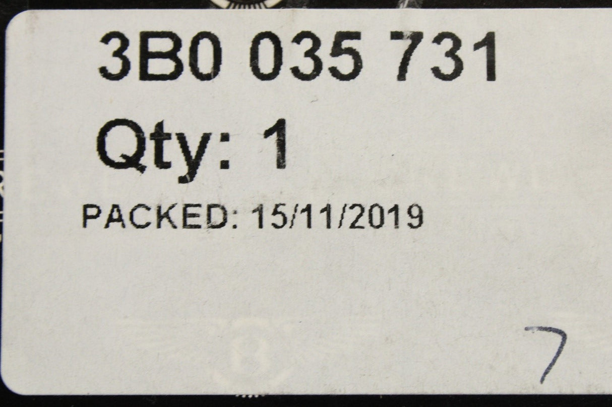 Bentley Continental GT GTC Flying Spur relay unit 3B0035731