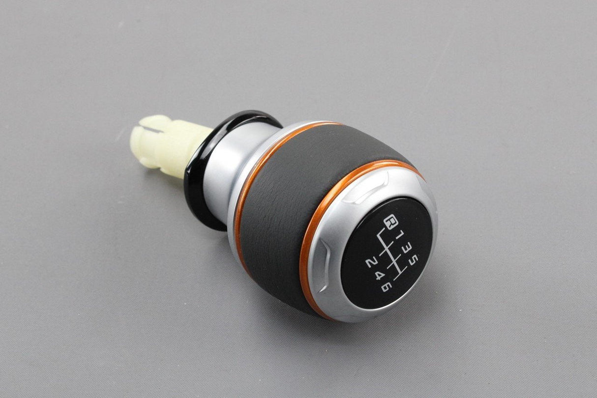 SEAT Ateca 2017-2020 accessory gear knob 6-speed orange 575064230A X2U