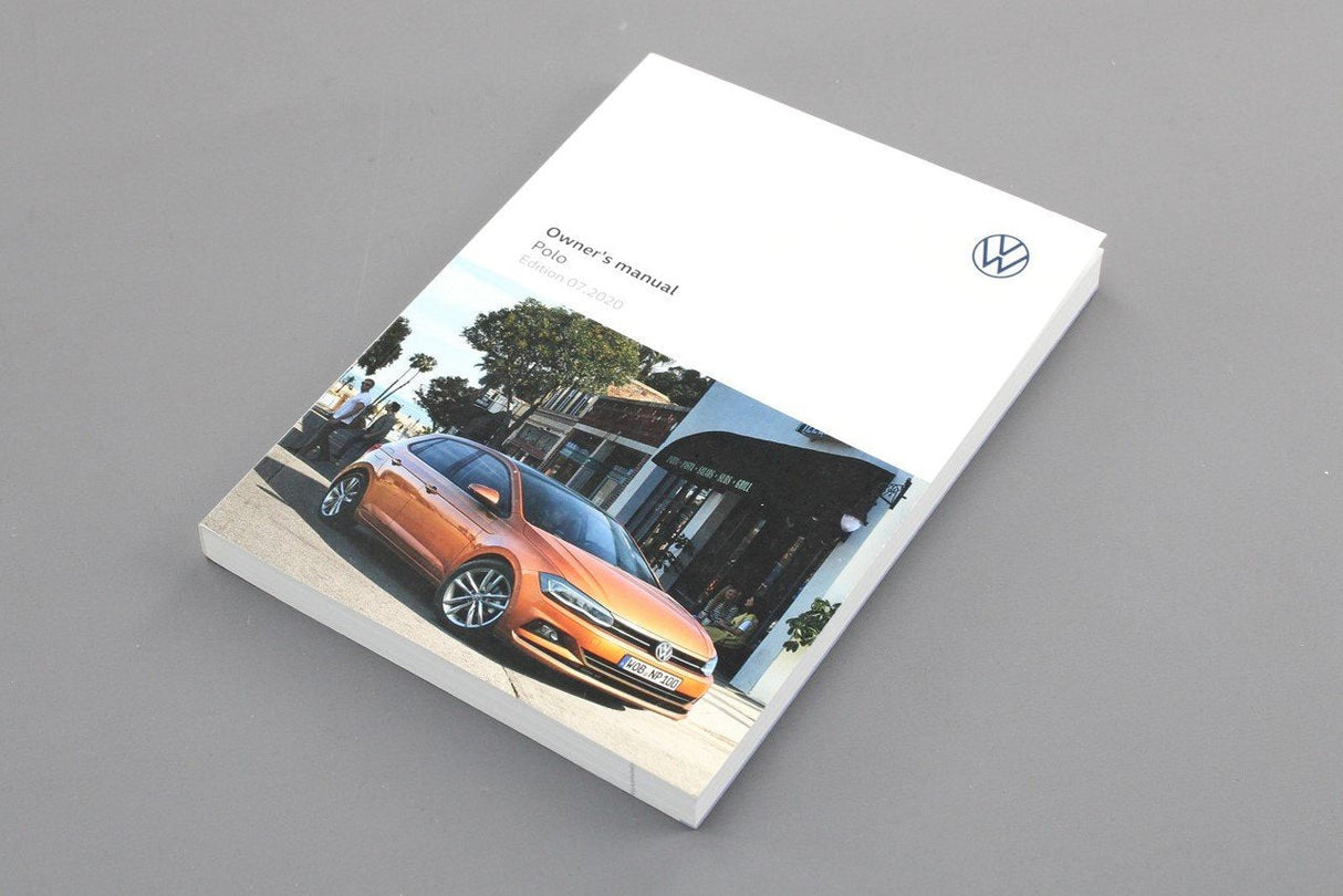 VW Polo AW 2018-on owners manual handbook 07/20 2G0012720AG