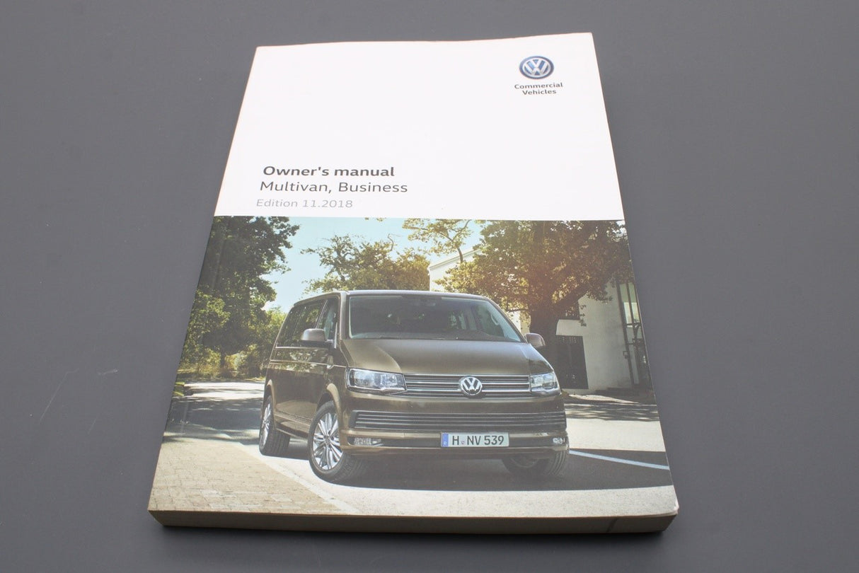 VW Multivan 2018-on commercial owners manual 7E0012720AG
