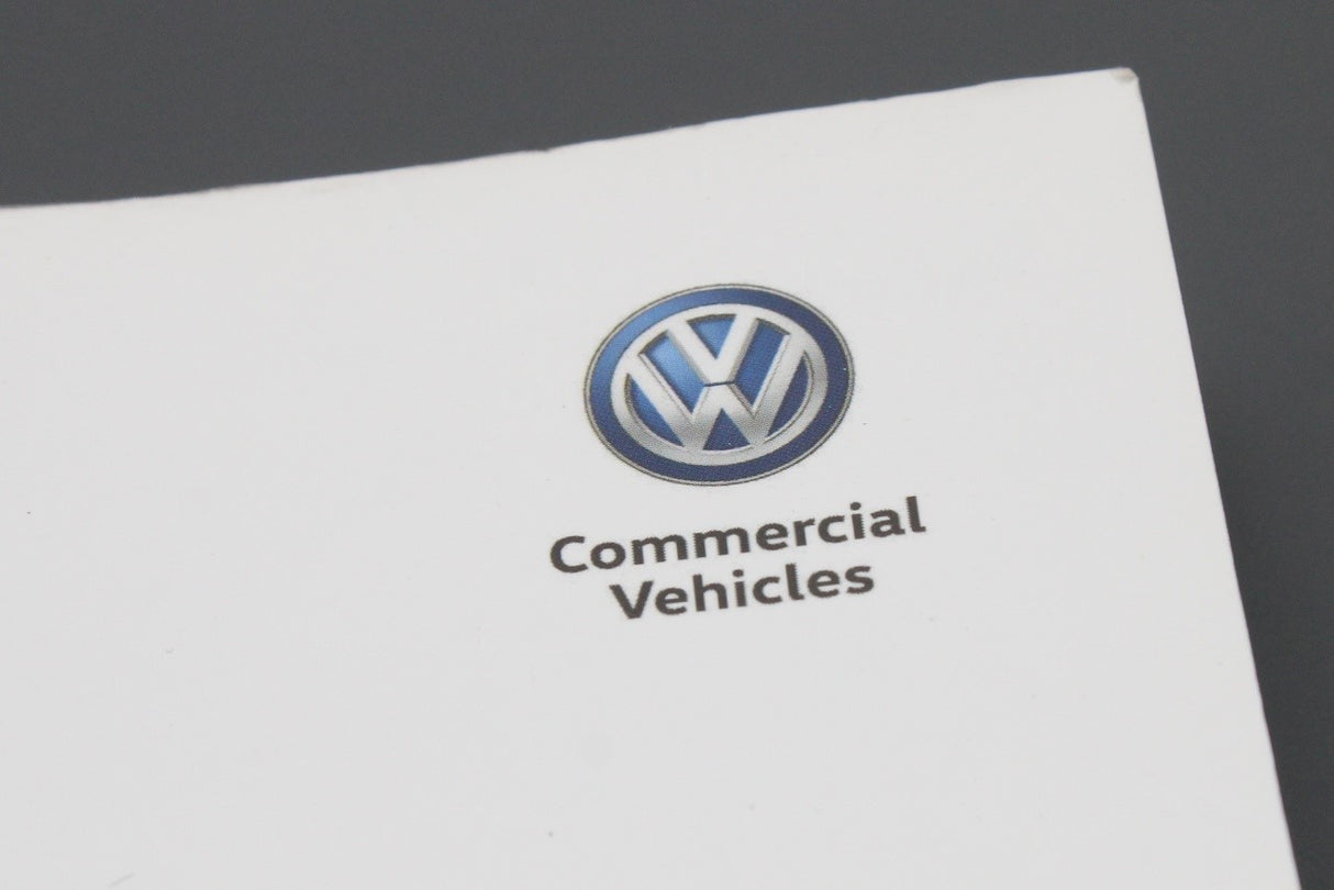VW Multivan 2018-on commercial owners manual 7E0012720AG