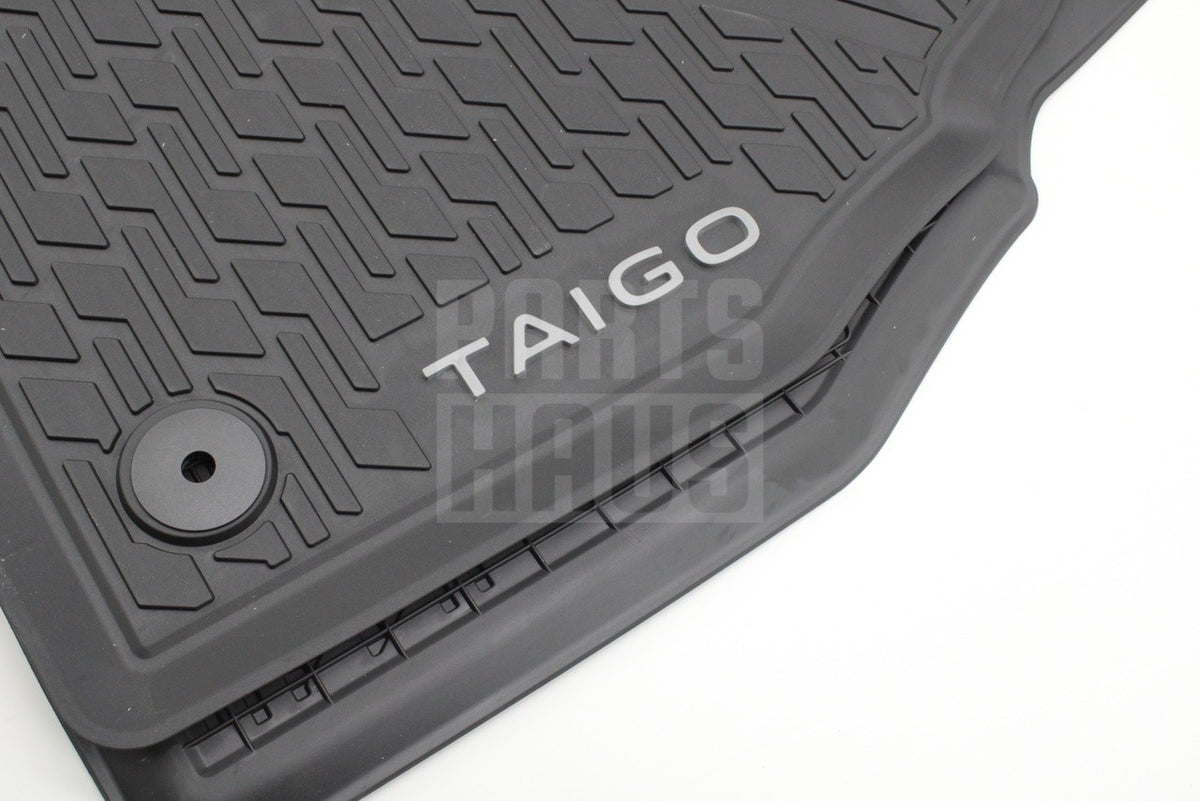 VW Taigo 2022-on front all weather rubber mats (RHD) 2G8061502 82V