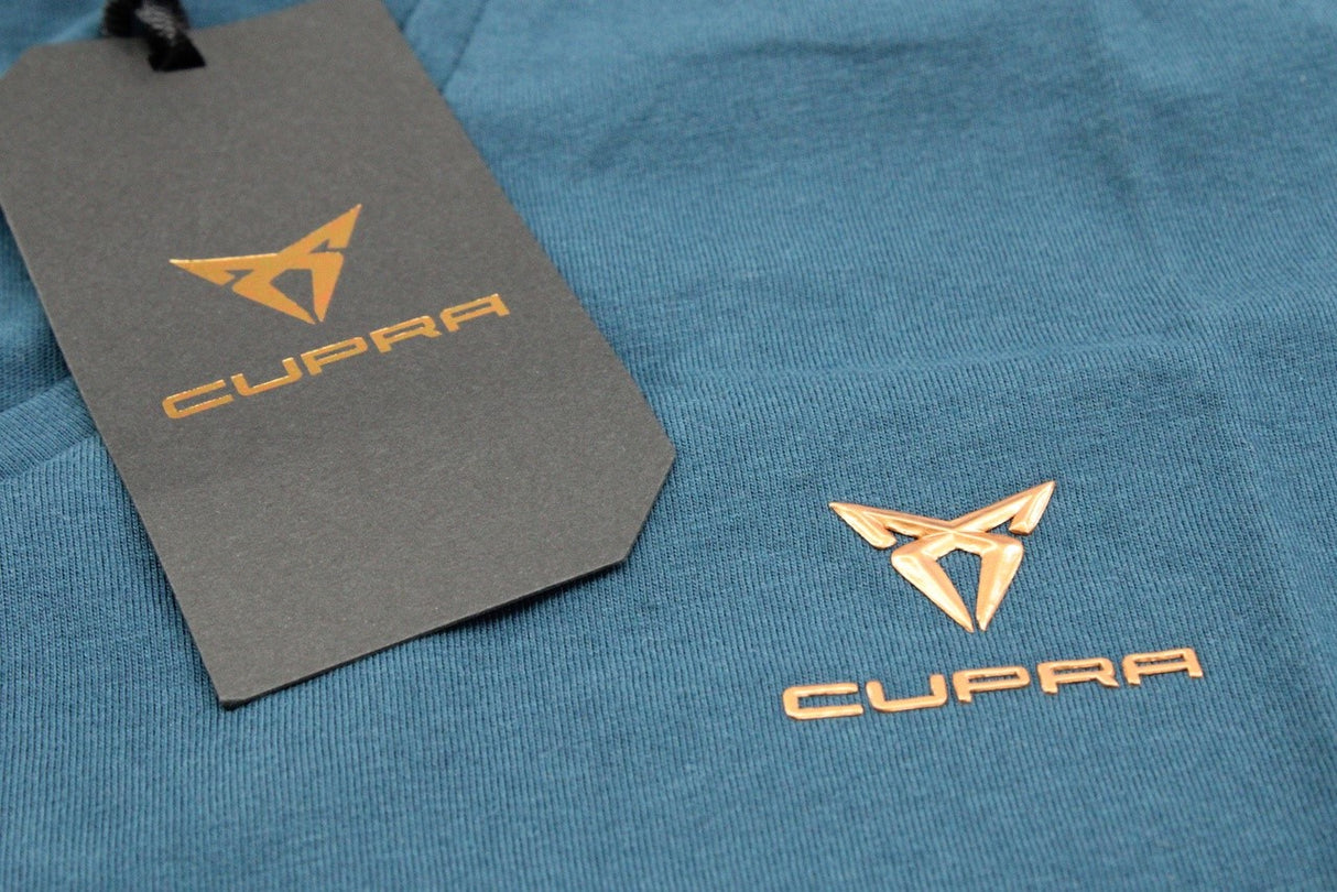 Cupra womens t-shirt petrol blue (large) 6H1084211C IAS