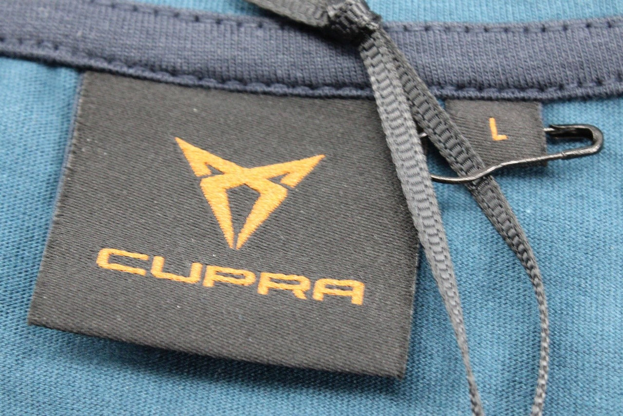 Cupra womens t-shirt petrol blue (large) 6H1084211C IAS