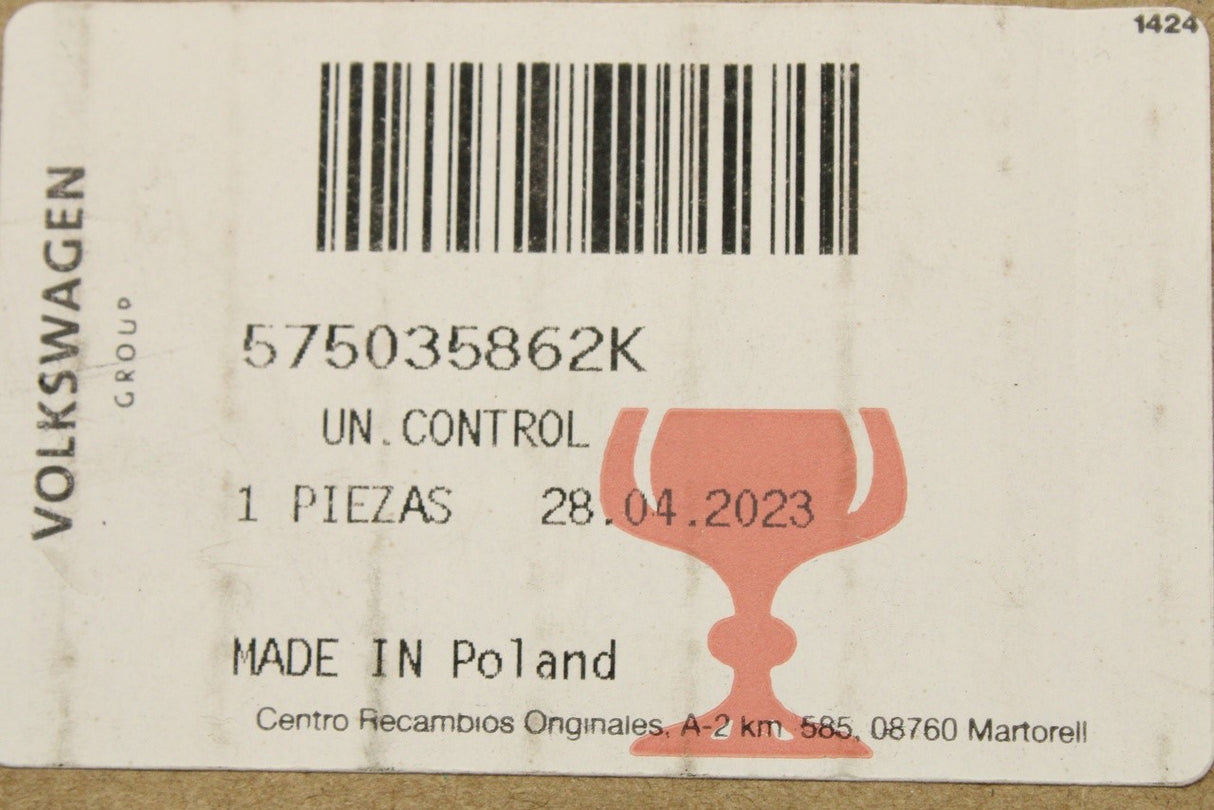 SEAT Arona Ateca Ibiza 2016-on multimedia head unit 575035862K