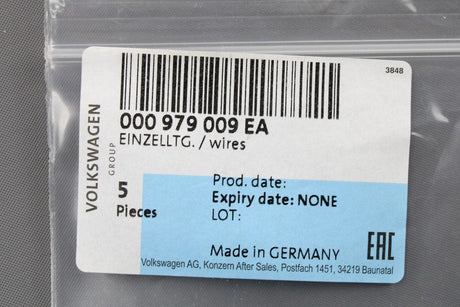 VW Audi Skoda SEAT electrical repair wires (x5) 000979009EA