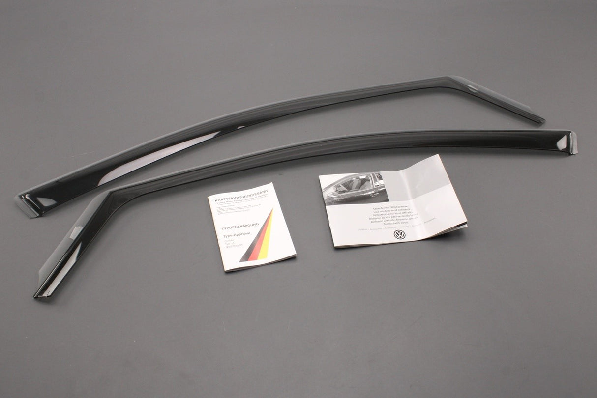 VW Polo 6R 6C 2010-17 front door wind deflectors (5-door) 6R0072193