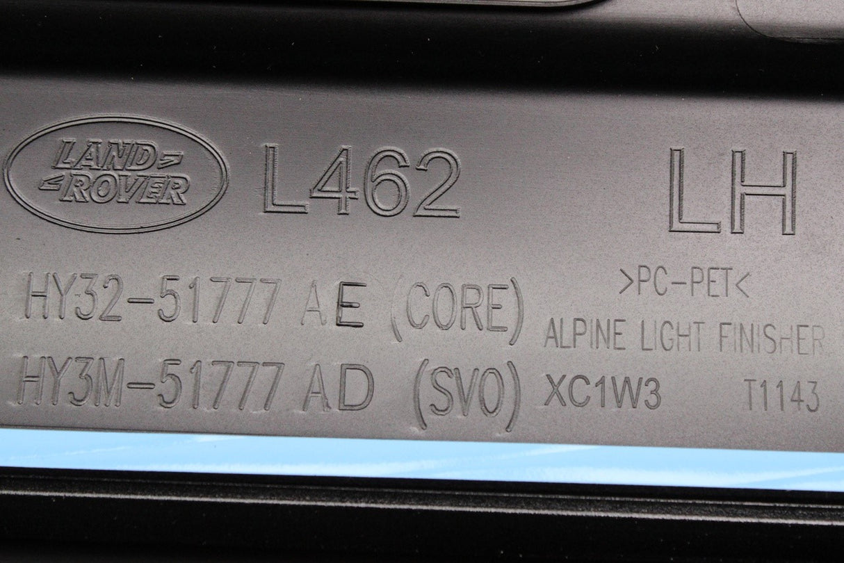 Land Rover Discovery 5 2017-on roof rail finishing trim VPLRR0166