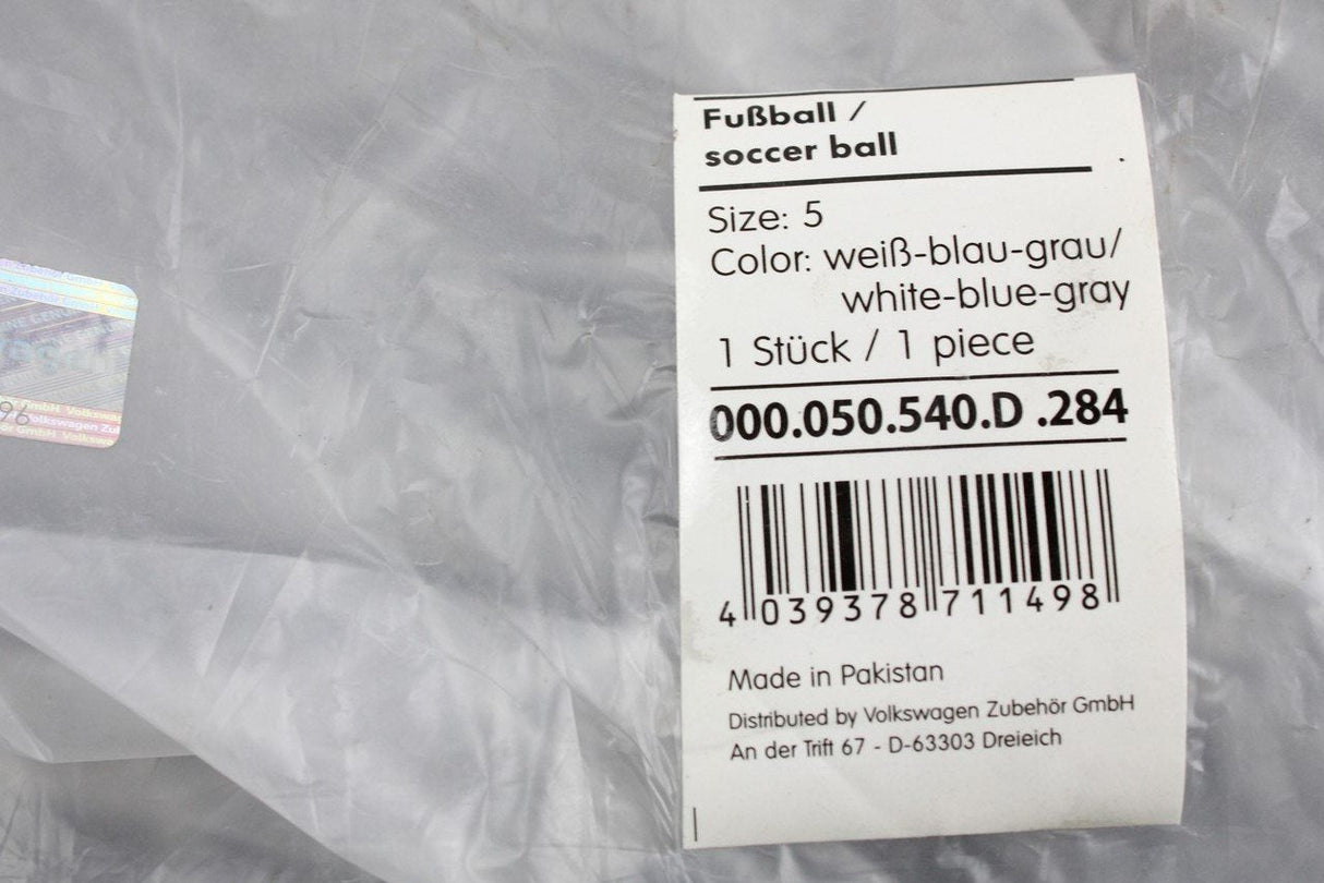 VW Volkswagen branded football 000050540C 284