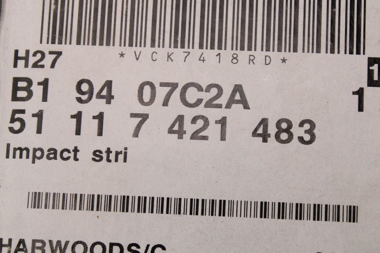 BMW X3 G01 2016-21 lower front bumper trim (left) 51117421483