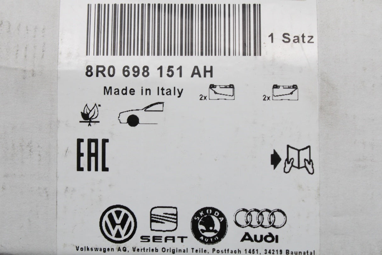 Audi A6 2015-2018 A7 2015-2018 brake pads (front) 8R0698151AH