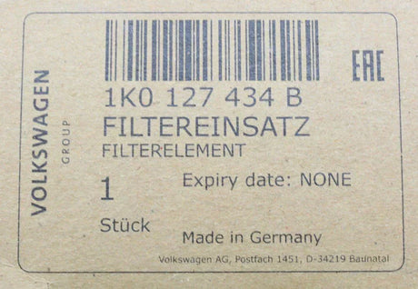 VW Audi Skoda SEAT 1.6 1.9 2.0 TDI fuel filter element 1K0127434B