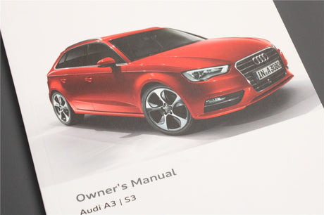 Audi A3 S3 8V 2013-2017 owners manual handbook 1555618V020