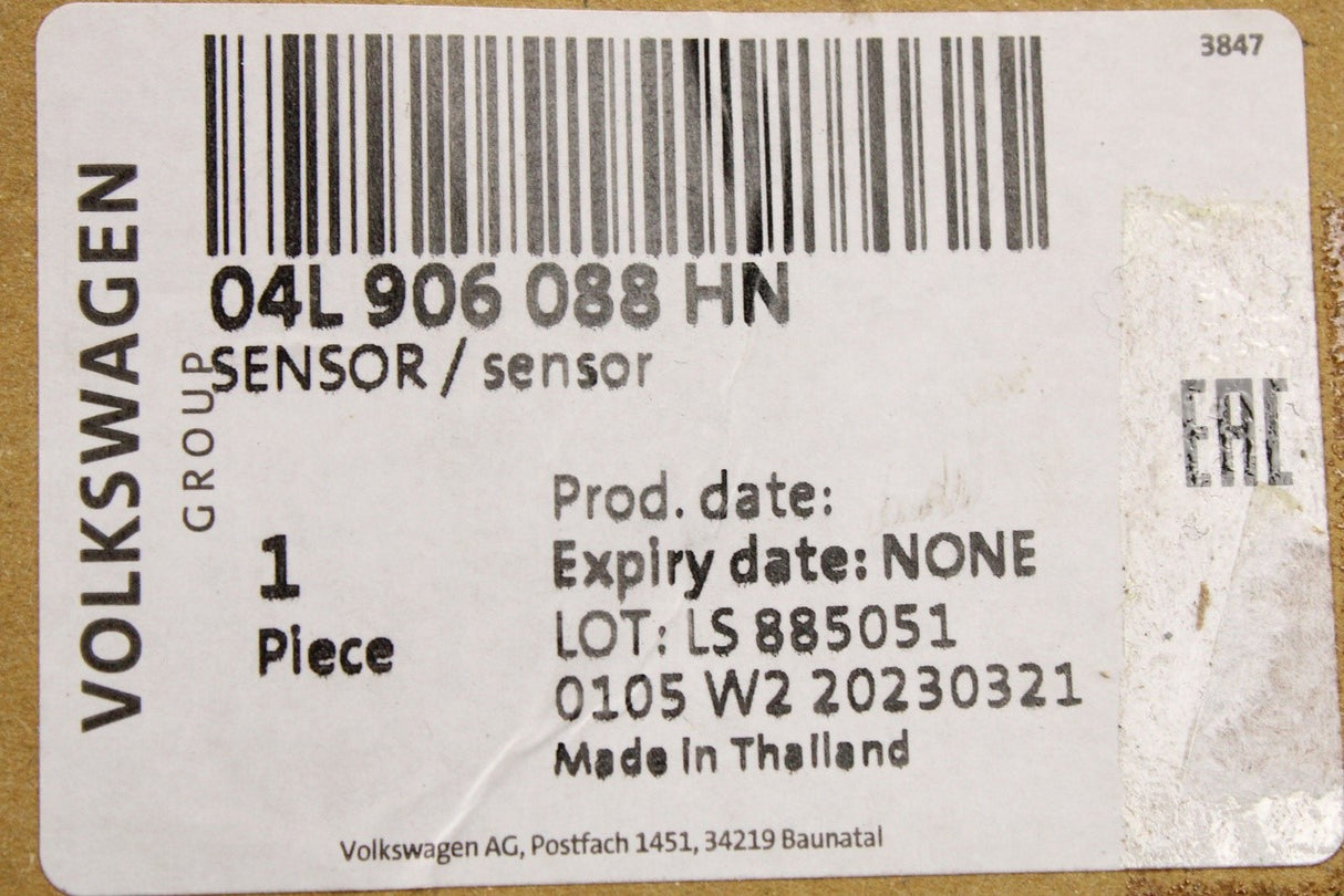 VW Transporter T6.1 Multivan exhaust gas temperature sensor 04L906088HN