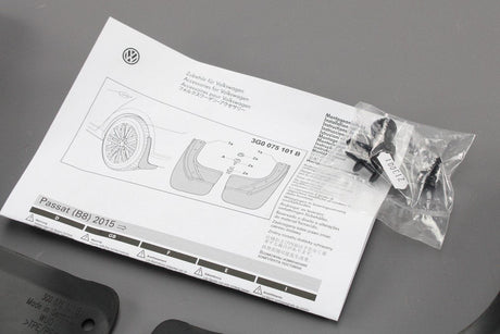 VW Passat B8 2015-on accessory mud flaps set (rear) 3G0075101B