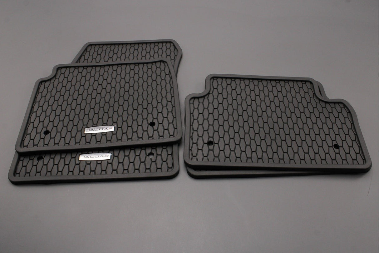 Jaguar E-Pace 2017-on RHD rubber floor mat set (6-speed manual) J9C6804