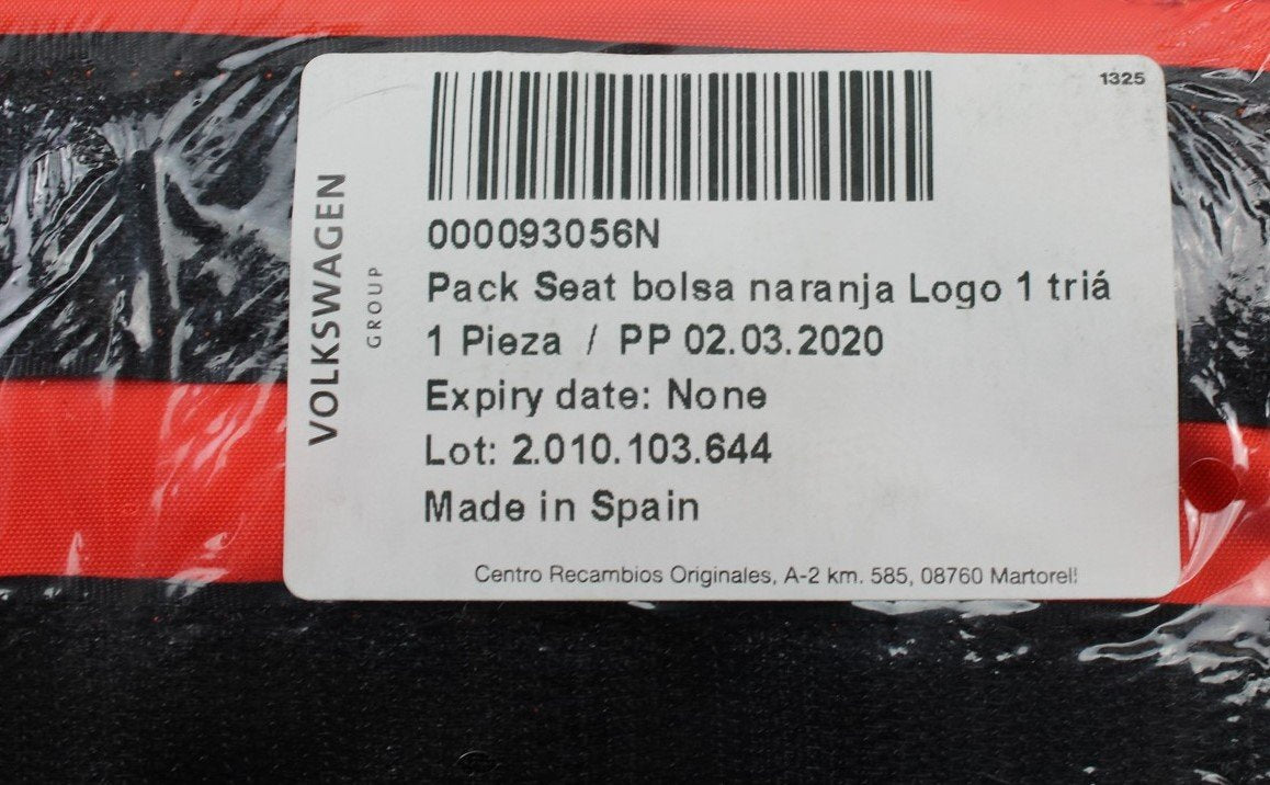 SEAT Fold up hazard warning triangle for boot compartment 000093056N