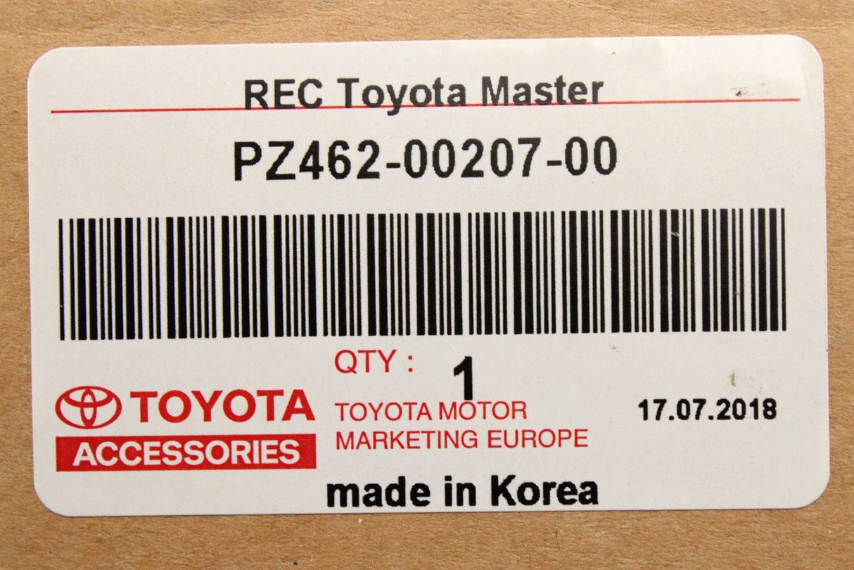 Toyota REC Master DVD screen PZ462-00207-00