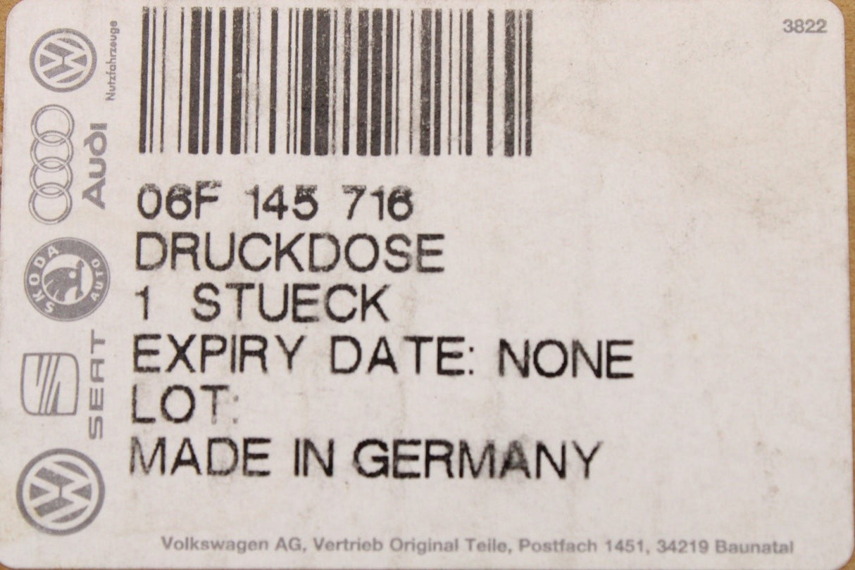VW Golf GTI MK5 Audi S3 8P Skoda SEAT Leon 2.0 turbo actuator 06F145716