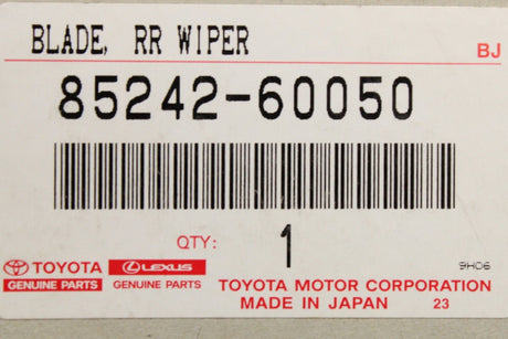 Toyota Avensis Land Cruiser Lexus LX470 wiper blade (rear) 85242-60050