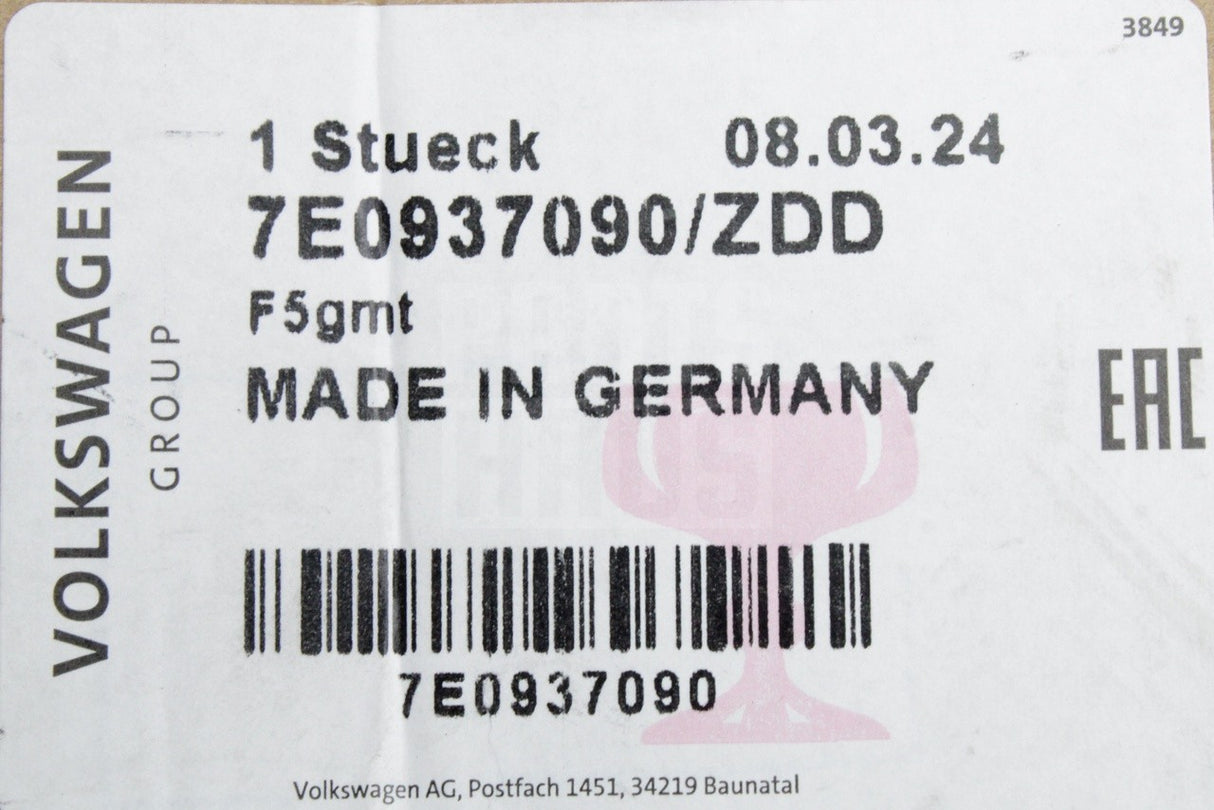 VW Transporter Caravelle Cali T6 2016-19 BCM control unit 7E0937090 ZDD