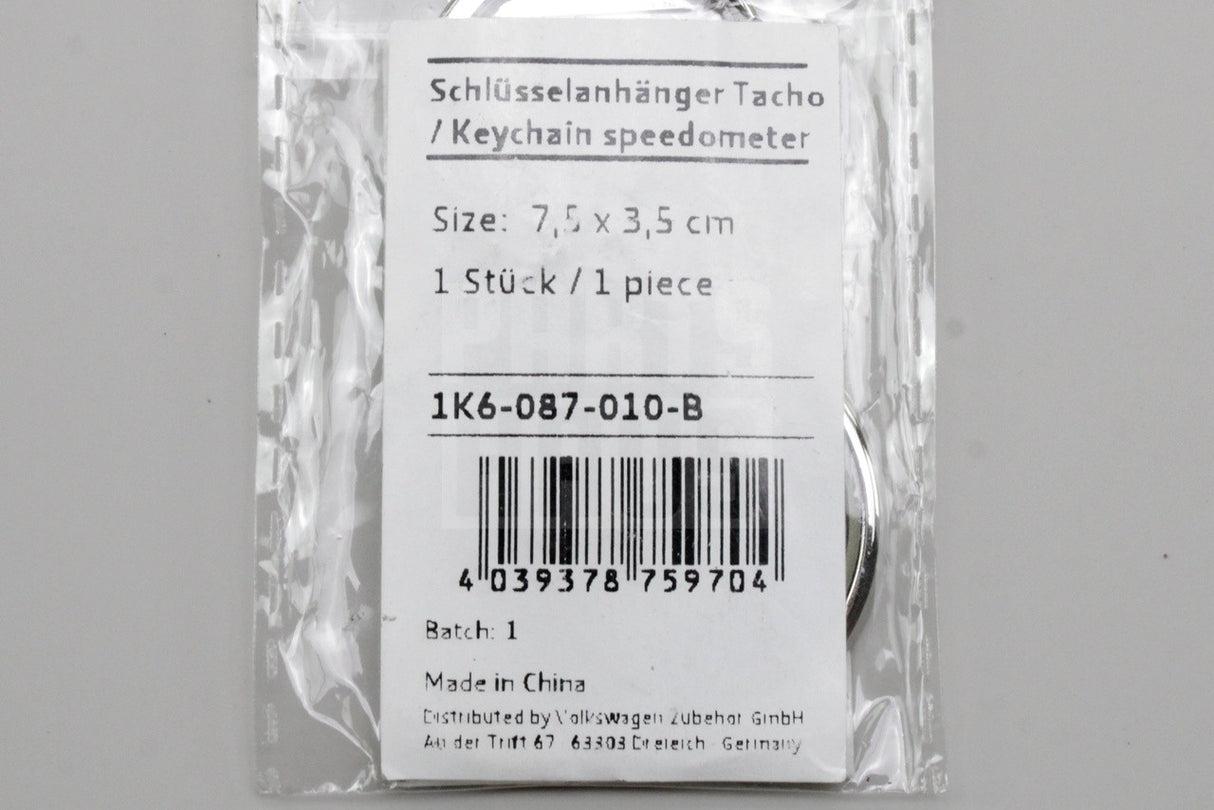 Volkswagen T1 bulli van speedometer keyring 1K6087010B