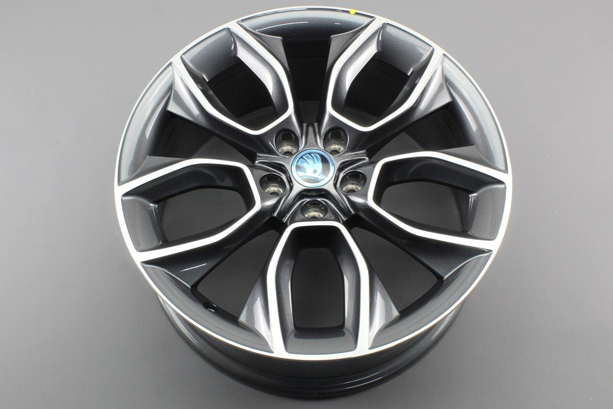Skoda Karoq "Crater" 19 inch alloy wheel rim anthracite 57A071499 HA7