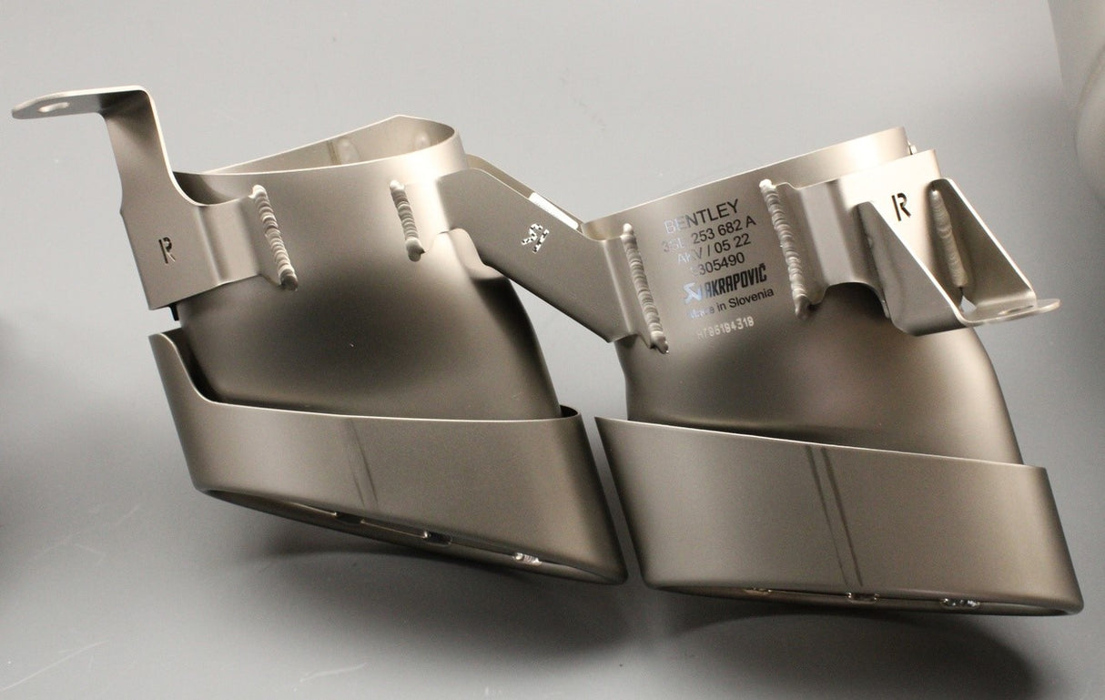 Bentley Continental GT Speed W12 2018-24 akrapovic exhaust 36A601025T
