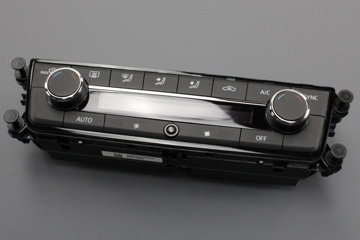 SEAT Arona climate control and display panel (black) 6F0907044D 1QB