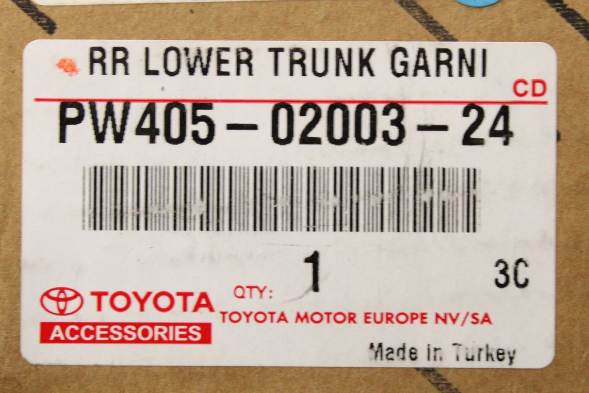 Toyota boot edge trim (chrome) PW405-02003-24