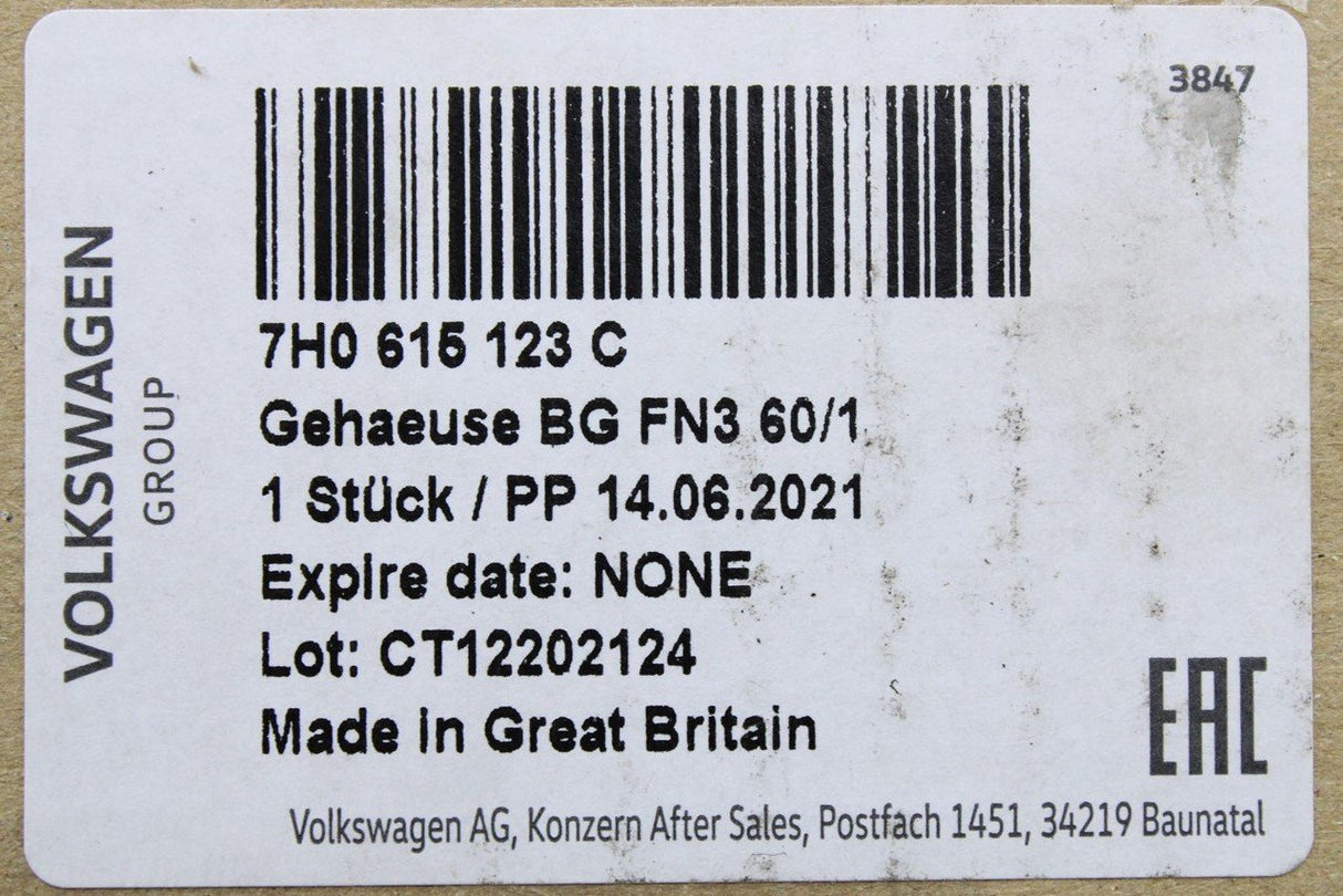 VW Transporter T5 T6 front brake caliper (left) 7H0615123C