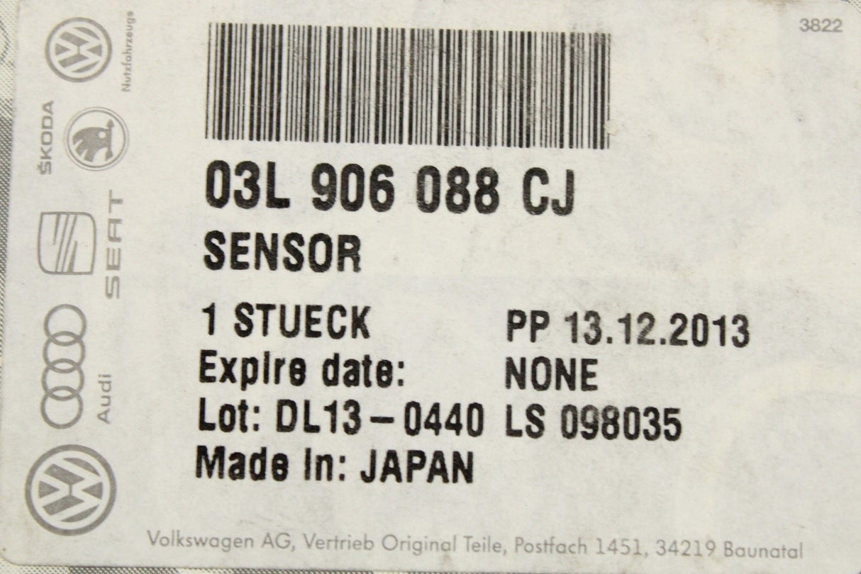 VW Passat B7 CC 2.0 TDI exhaust temperature sensor post DPF 03L906088CJ