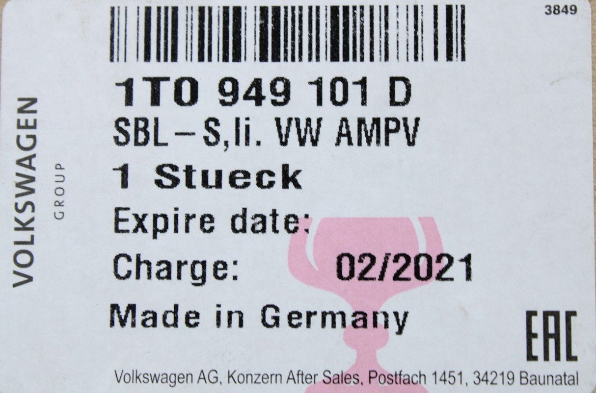 VW Touran 2003-2010 wing mirror indicator turn-signal (left) 1T0949101D
