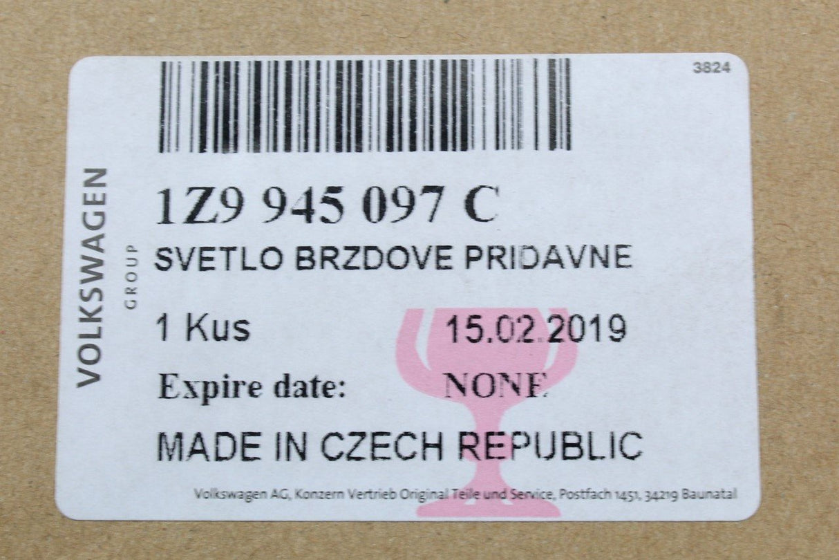 Skoda Octavia 2004-13 Estate Additional 3rd brake light unit 1Z9945097C