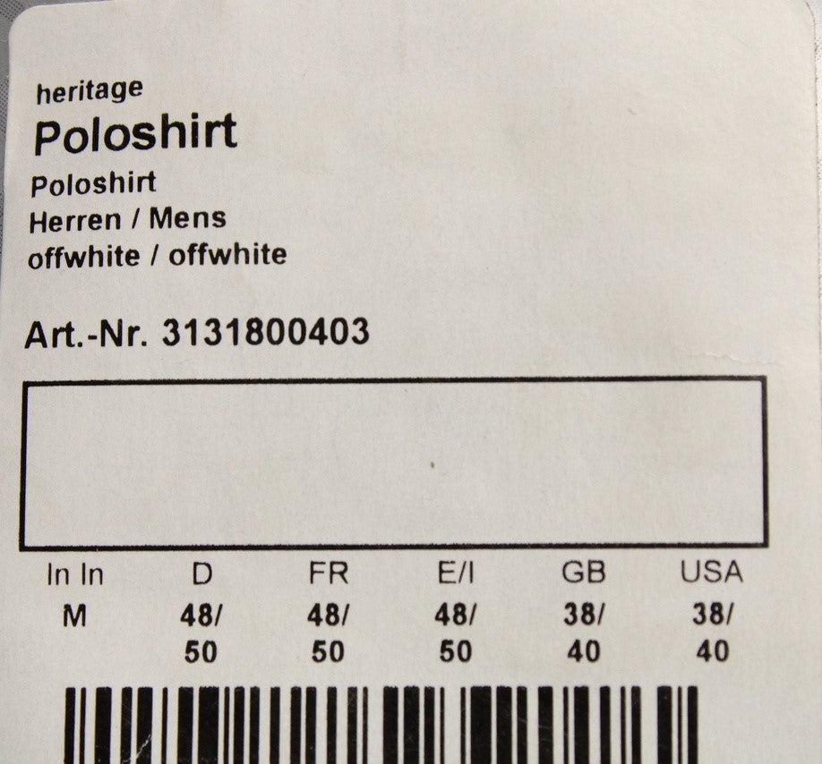 Audi Heritage Sport men's polo shirt in white (M) 3131800403