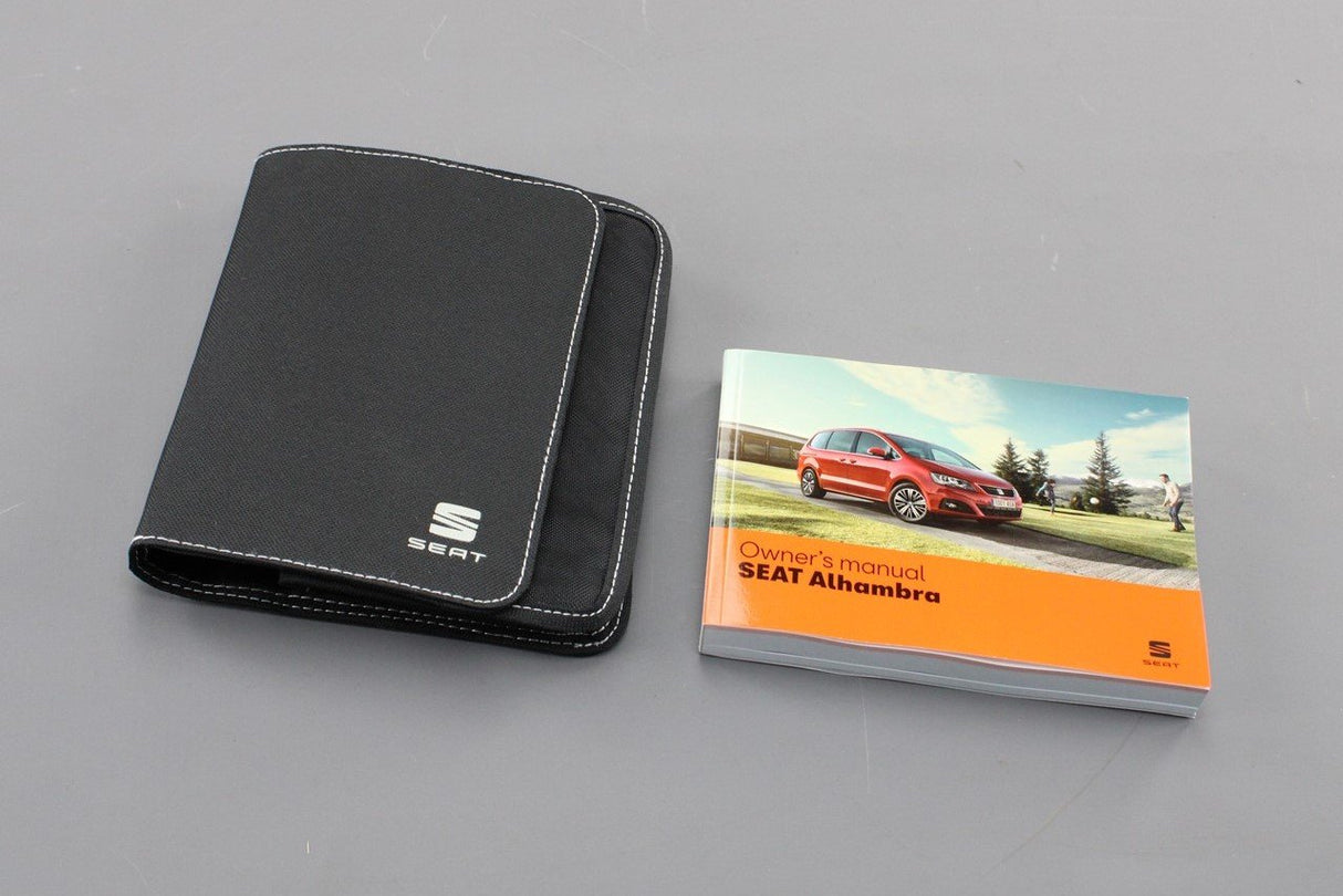 SEAT Alhambra 2011-on owners manual handbook wallet 7N5012720P