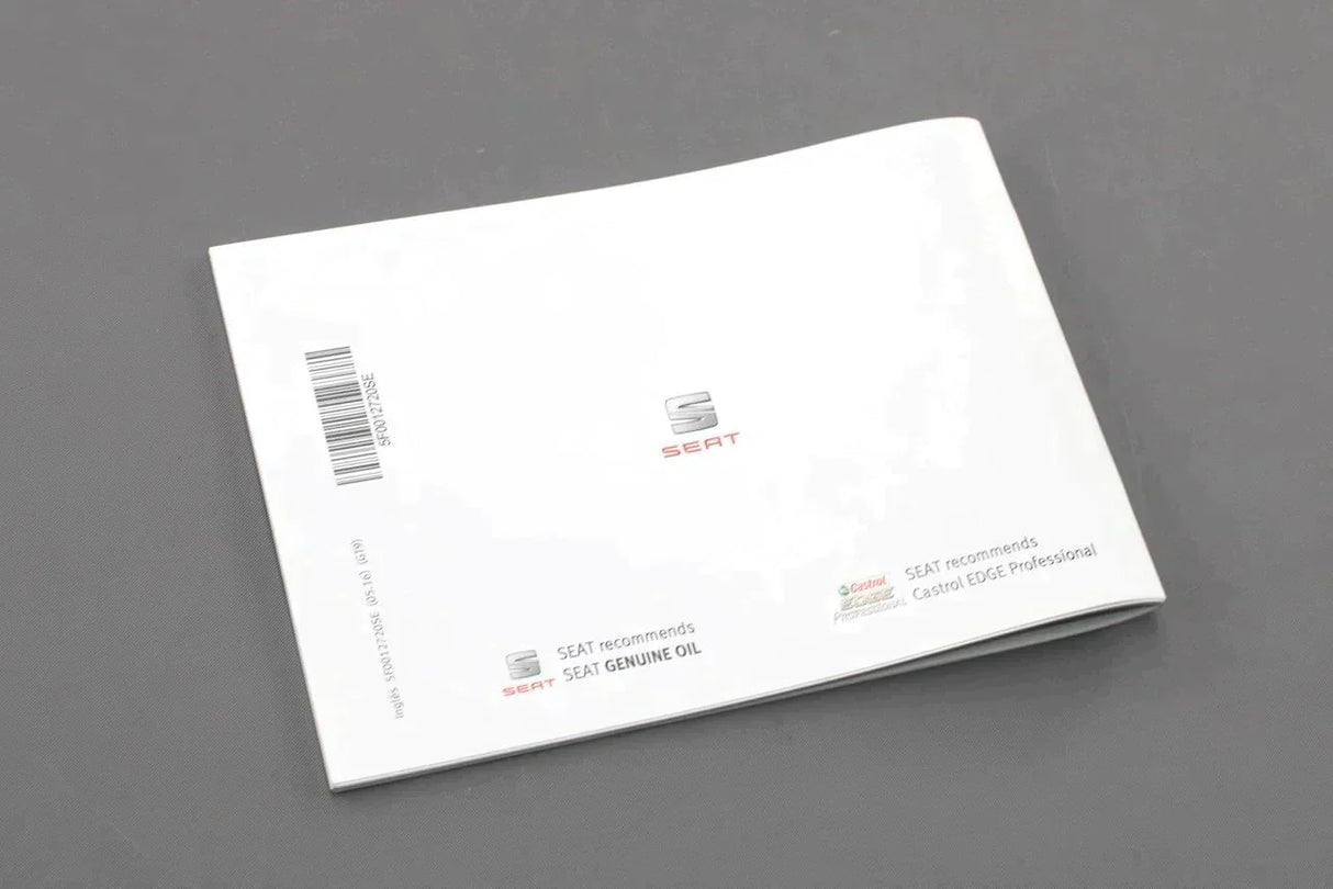 SEAT Leon Ibiza Arona Ateca blank service booklet 5F0012720SE