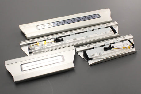 Range Rover 2013-22 illuminated door sill scuff plates VPLWS0208