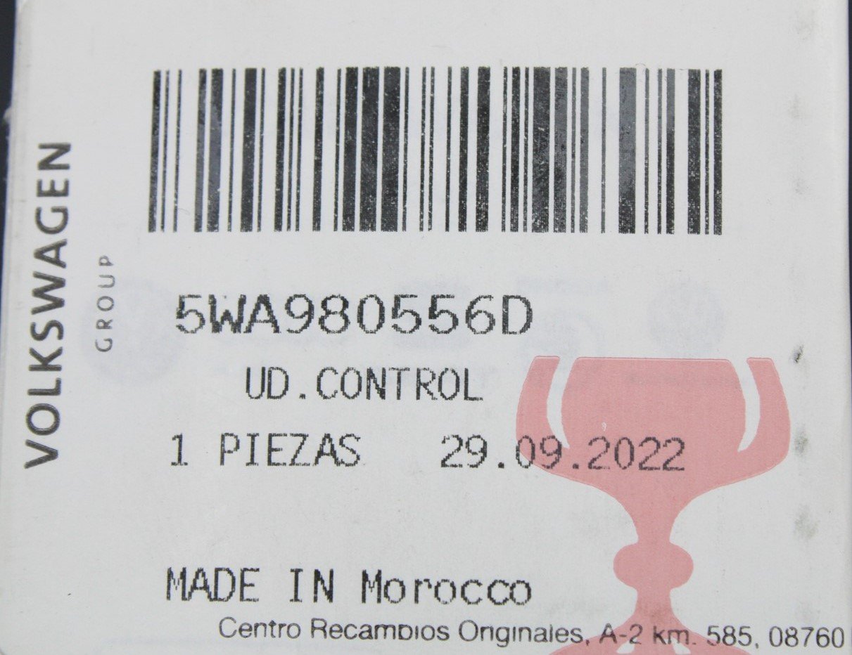 VW Golf MK8 Audi SEAT control unit with reversing camera 5WA980556D